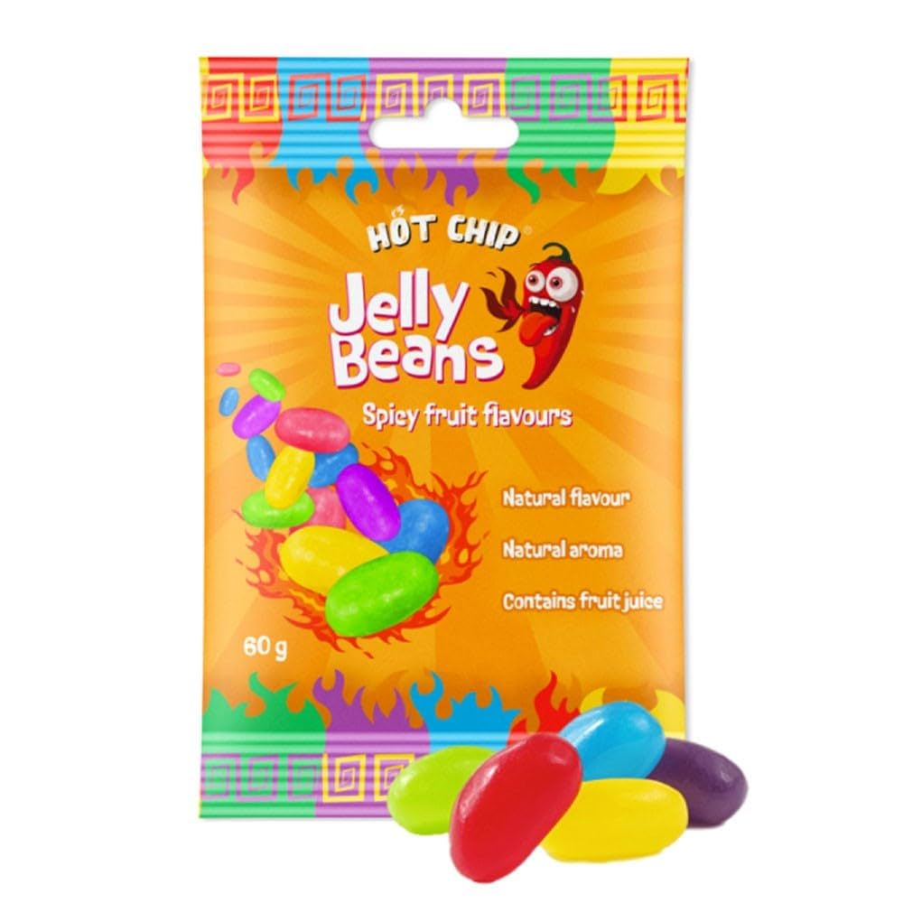 Hot Chip Jelly Beans – Caramelle piccanti alla frutta (60 g)