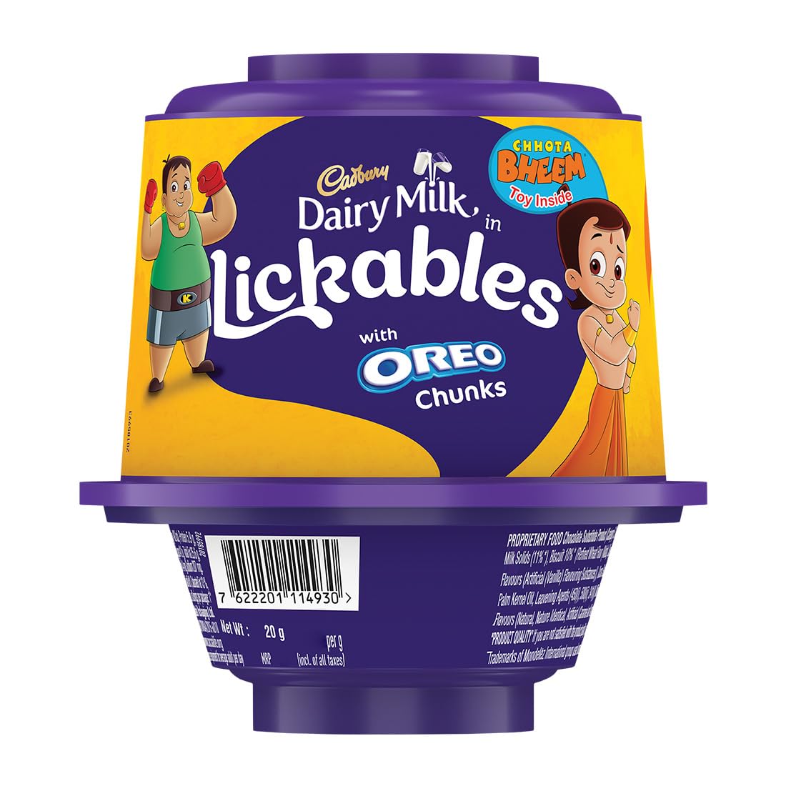 CADBURY DAIRY MILK Lickables Chocolate with Oreo Chunks, 20g