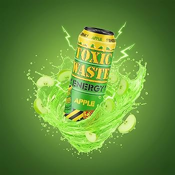 Toxic Waste Energy Drink Sour Apple 500 ml