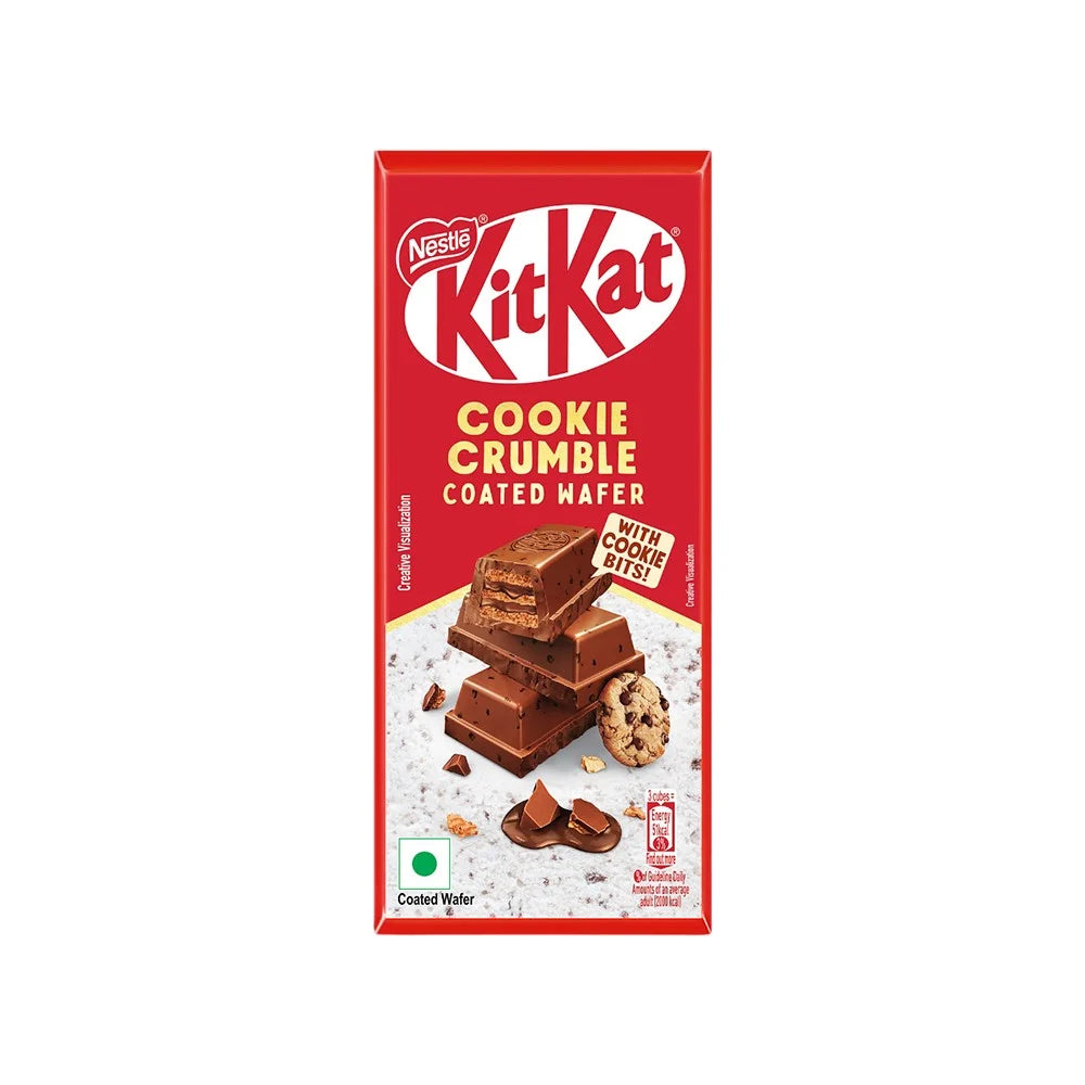 KITKAT Cookie Crumble Coated Wafer-barretta rivestita di briciole di biscotto 50g (india)