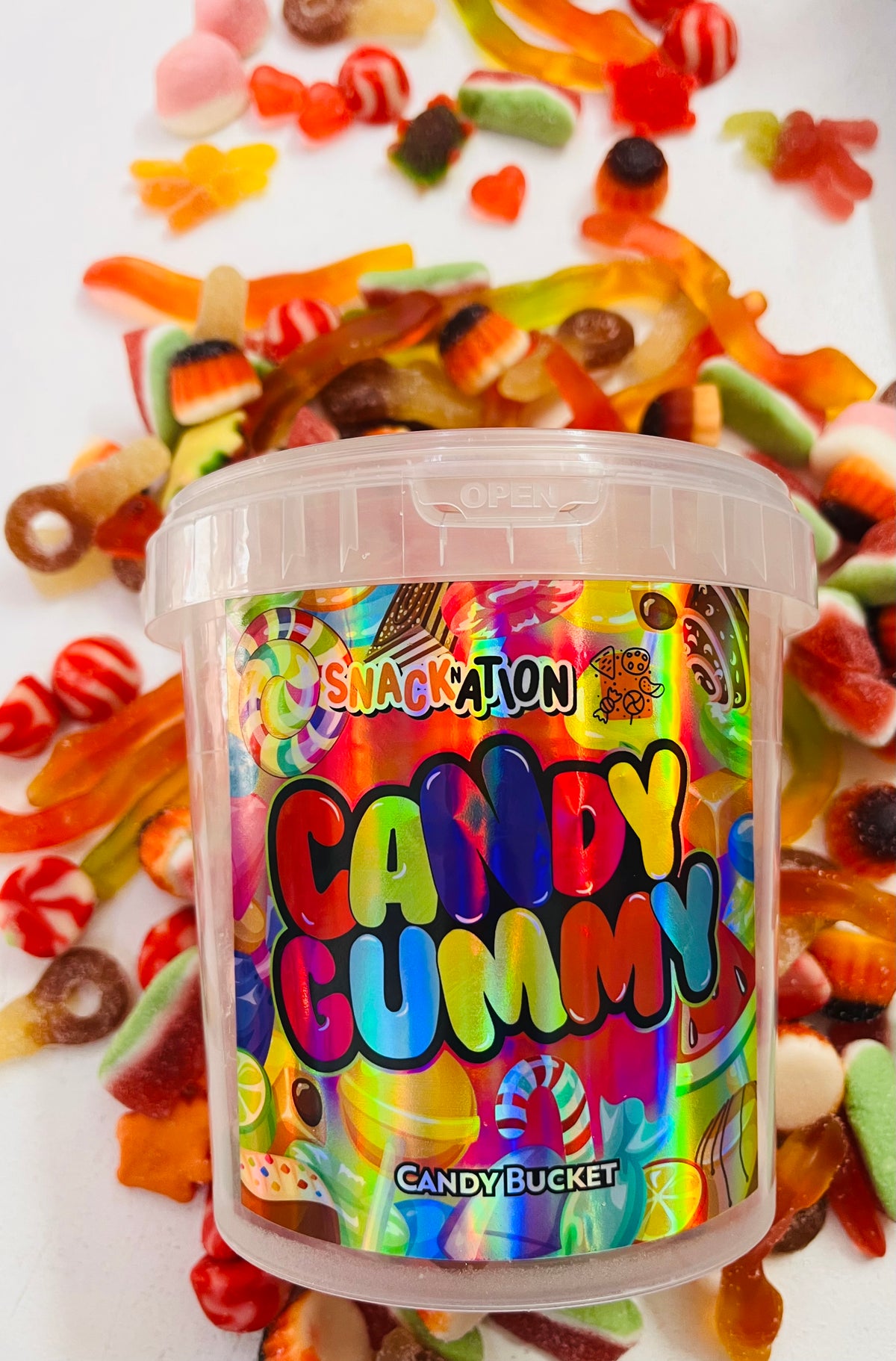 CANDY BUCKET MIX SNACKATION - Secchiello Mix Caramelle Gommose