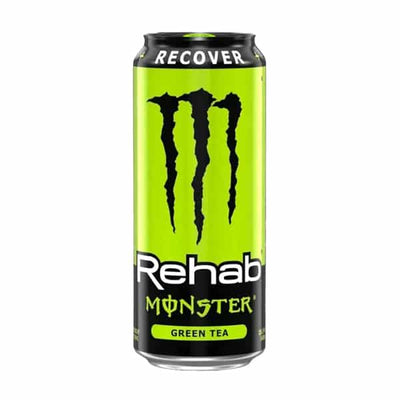MONSTER ENERGY Rehab Recover Green Tea USA - Bevanda Energetica al gusto di Tè Verde 473 ml