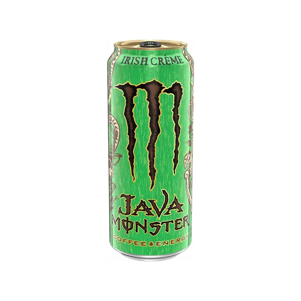 MONSTER Java Irish Cream - Bevanda Energetica al Gusto di Crema Irlandese 433 ml(leggermente ammaccata)