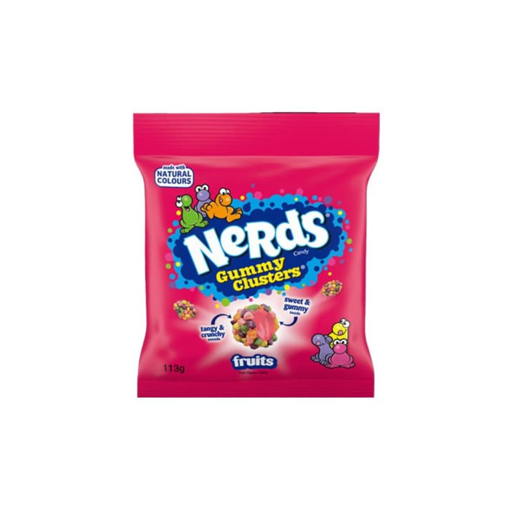 Nerds Gummy Cluster Fruits - Caramelle alla frutta 113 gr