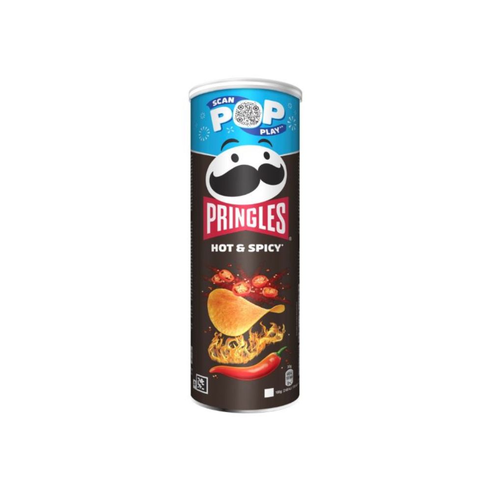 Pringles HOT & SPICY 165g – chips speziate e dal sapore forte