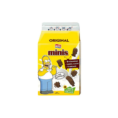 SIMPSON Minis Originales Choco, biscotti al gusto di cioccolato da 135g - questi biscotti croccanti sono arricchiti con 5 cereali (Copia)