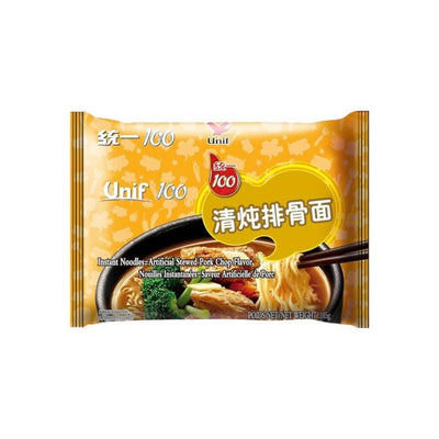 UNIF Instant Noodles Stewed Pork Chop Flavour – Noodle istantanei gusto braciola di maiale 110 gr