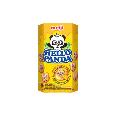 MEIJI Hello Panda Cheese Cream - biscotto ripieno di crema al formaggio 42g
