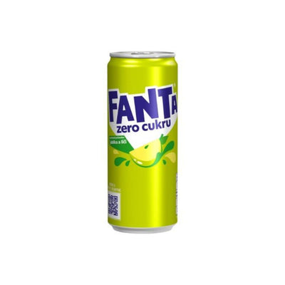 FANTA Mela Verde Lychee ZERO SUGAR - Una gustosa e rinfrescante combinazione di mela verde succosa e litchi 330ml