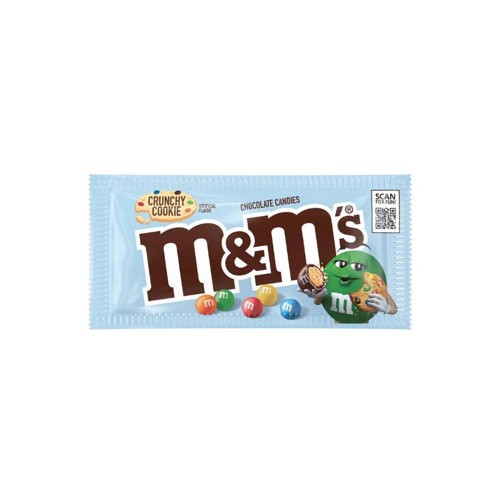 M&M's Crunchy Cookie M&M's al Cioccolato Ripieni di Riso Soffiato 38.3g