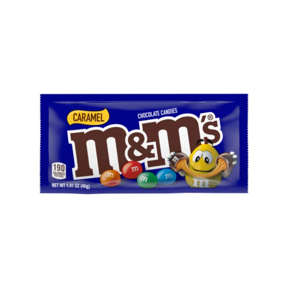 M&M’s Caramel , confettini al cioccolato al gusto di caramello da 40g