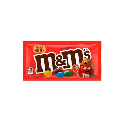 M&M’s Peanut Butter, Cioccolatini Ripieni di Burro d’Arachidi 40g