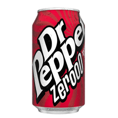 DR PEPPER USA Zero Sugar - Bevanda classica Dr Pepper senza zucchero 355 ml