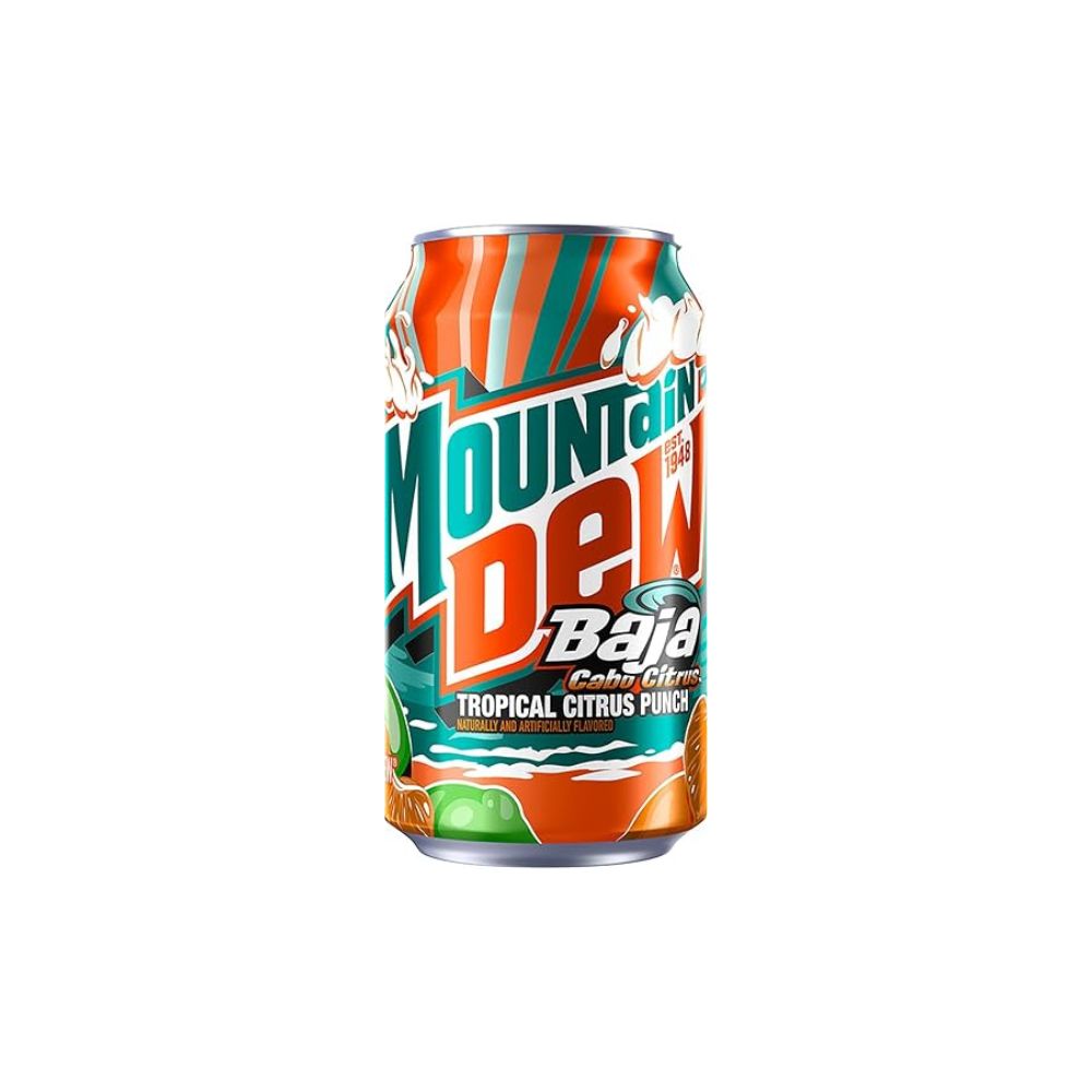Mountain Dew Baja Cabo Citrus Tropical Citrus Punch 355ml