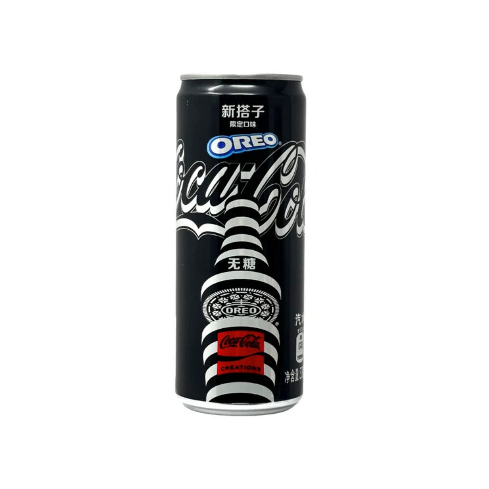 COCACOLA OREO ZERO SUGAR (China) - gusto di CocaCola con l'aroma dei biscotti Oreo, EDIZIONE LIMITATA 330mL