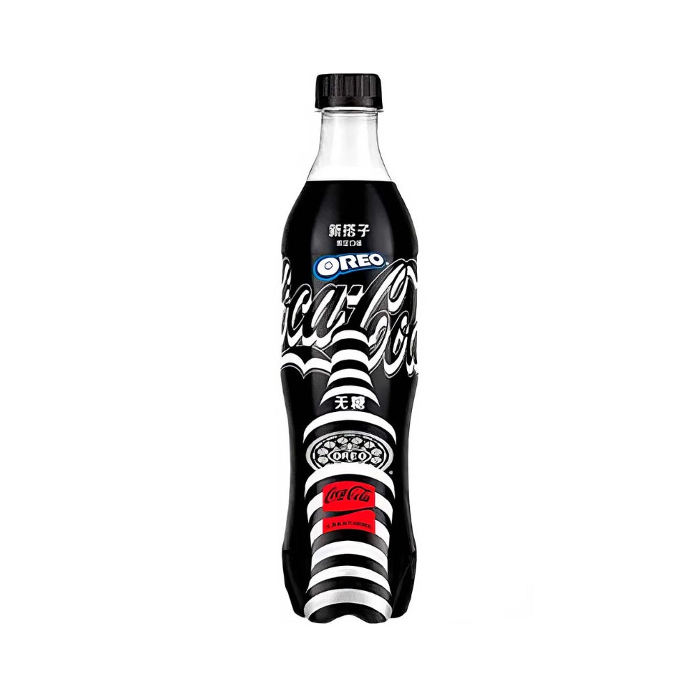 COCACOLA OREO ZERO SUGAR (China) - gusto di CocaCola con l'aroma dei biscotti Oreo, EDIZIONE LIMITATA 500 ml