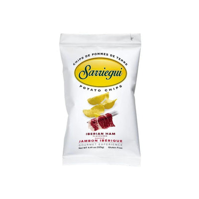 SARRIEGUI Potato Chips Jamon Iberico - Patatine al Gusto di Prosciutto Iberico, 40 g