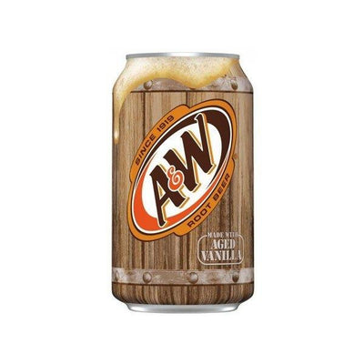 A&W USA Root Beer - Bevanda gassata Root Beer Analcolica 355 ml - Snackation