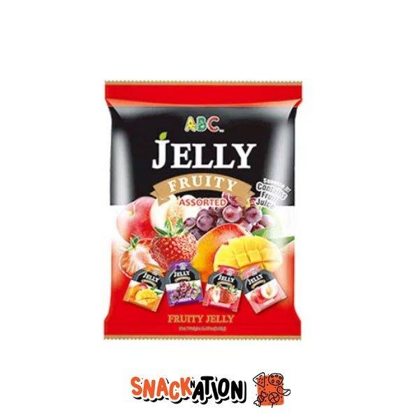 ABC Jelly Fruity Pocket Assorted - Gelatina di frutta gusti assortiti 240 gr - Snackation
