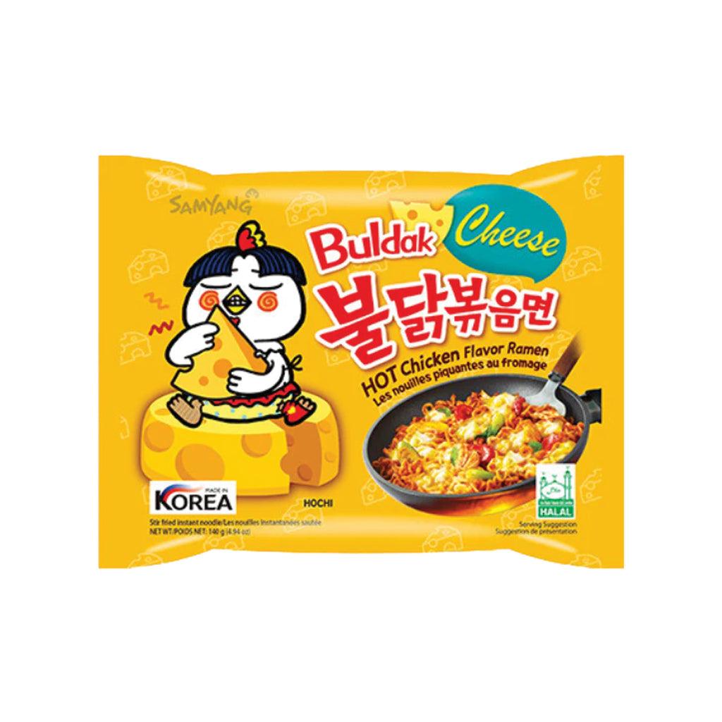 BULDAK Ramen Hot Chicken Cheese – Ramen istantaneo al gusto di pollo piccante e formaggio 140 gr - Snackation
