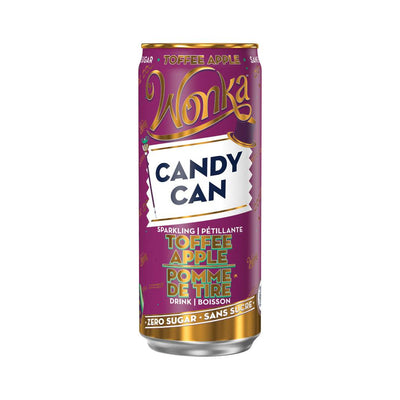 CANDY CAN Wonka Toffee Apple Zero Sugar - Bevanda frizzante al gusto di mela caramellata 330 ml - Snackation