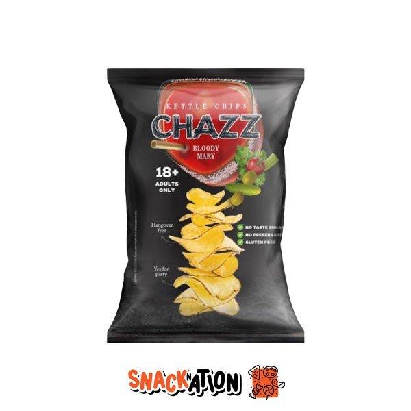 CHAZZ Potato Chips Bloody Mary - Patatina al gusto Bloody Mary 90 gr - Snackation