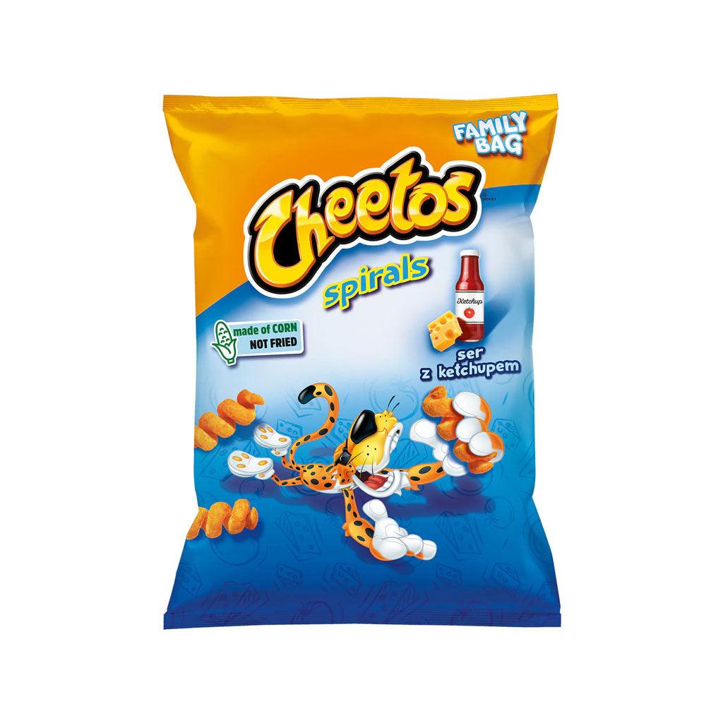 CHEETOS Ketchup Cheese Spirals - Patatine al gusto di formaggio e ketchup Formato Convenienza 130 gr - Snackation