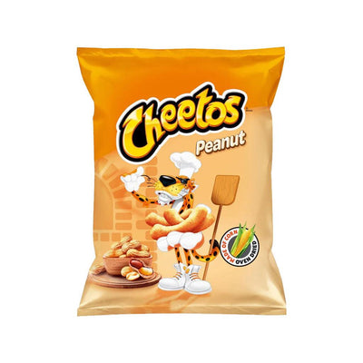 CHEETOS Peanut - Patatine di mais soffiate gusto arachidi Formato Grande 140 gr - Snackation