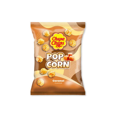 CHUPA CHUPS Pop Corn Caramel - Pop Corn dolci al gusto di caramello 110 gr - Snackation