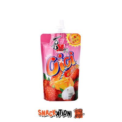 Cici Jelly Juice Lychee - Bevanda gelatinosa al gusto litchi 150 gr - Snackation