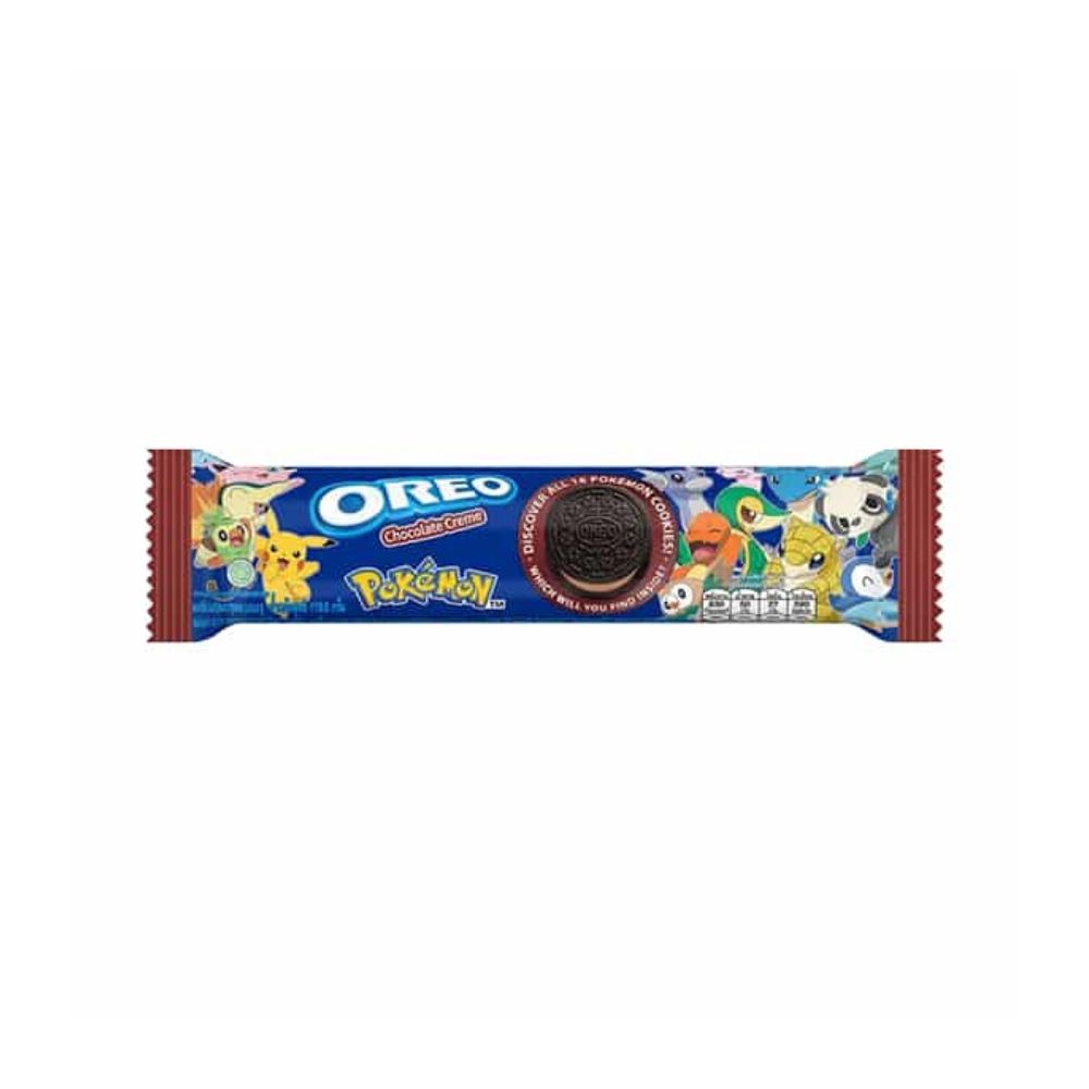 OREO Pokemon (Special Edition) Cioccolata – Cioccolata e crema alla vaniglia 120 g