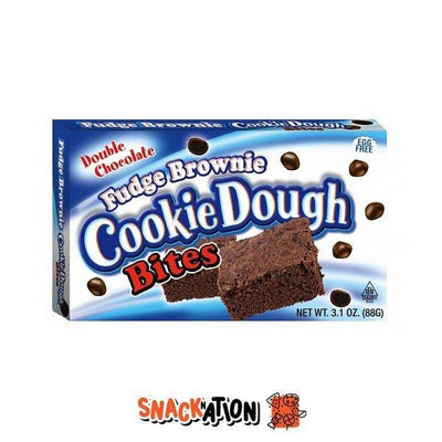 COOKIE DOUGH BITES Fudge Brownie - Palline al gusto brownie doppio cioccolato 88 gr - Snackation