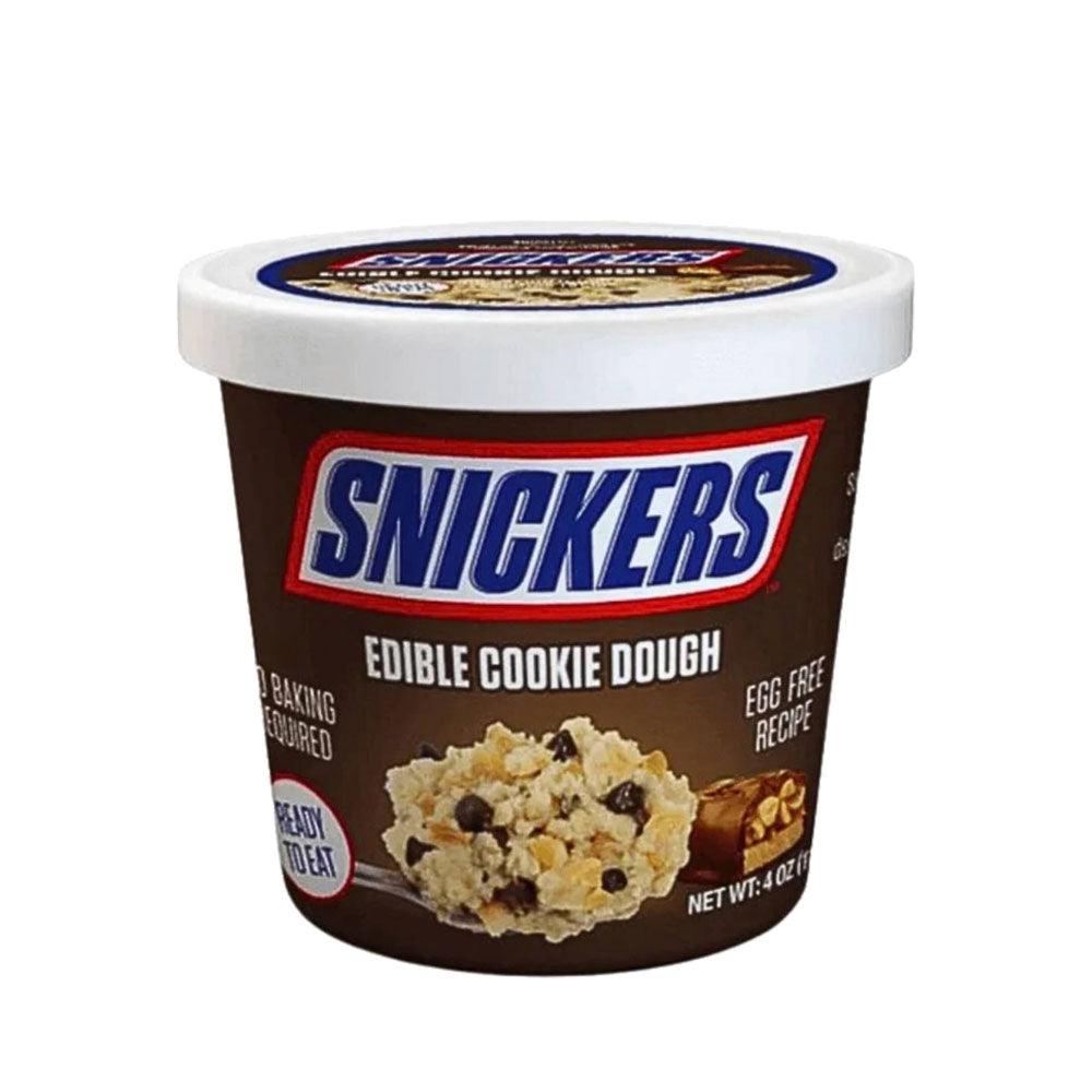 COOKIE DOUGH Edible Snickers - Impasto per biscotti al gusto Snickers (Non richiede cottura) 113 gr - Snackation