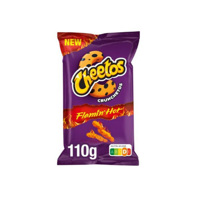 CHEETOS Crunchetos Flamin' Hot - Snack di Mais Piccanti 110 g