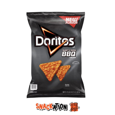 DORITOS BBQ Flavored - Chips tortillas di mais al gusto di Salsa Barbecue 140 gr - Snackation