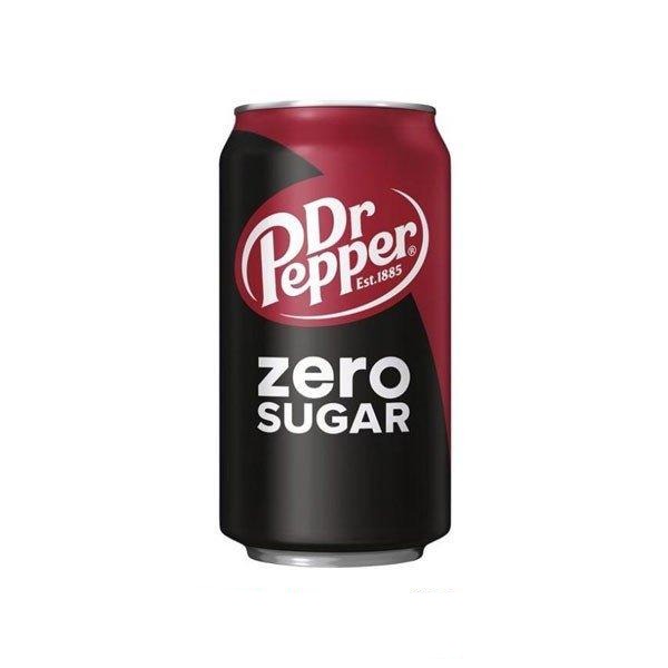 DR PEPPER USA Zero Sugar - Bevanda classica Dr Pepper senza zucchero 355 ml  – Snackation