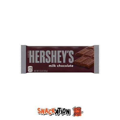 HERSHEY'S Milk Chocolate - Tavoletta di cioccolato al latte 44 gr - Snackation