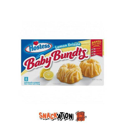 HOSTESS Baby Bundts Lemon Drizzle - Tortini soffici con glassa al limone 284 gr - Snackation
