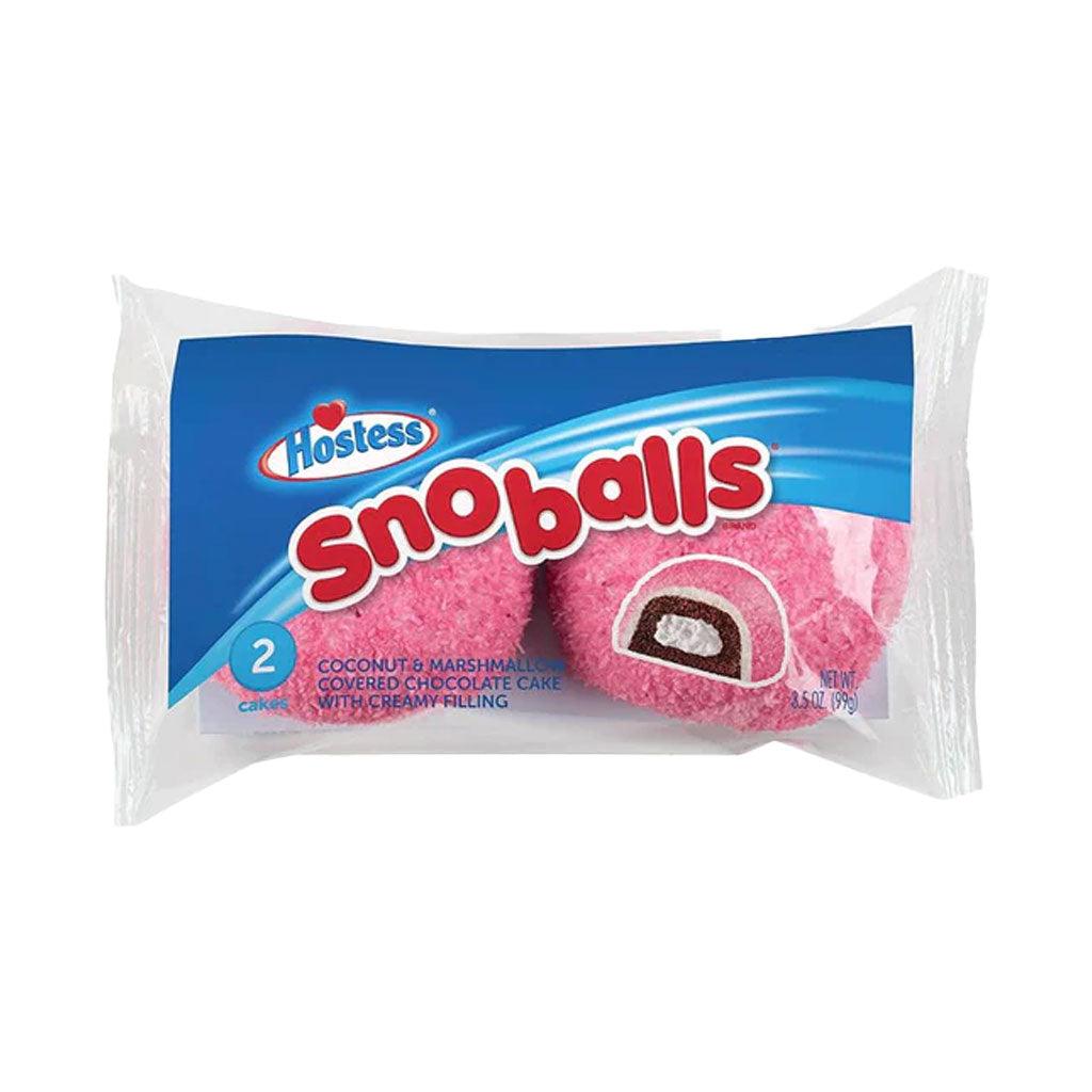 HOSTESS Snoballs 2 pack - Tortino al cioccolato ripieno di crema e ricoperto di marshmallow e cocco 99 gr - Snackation