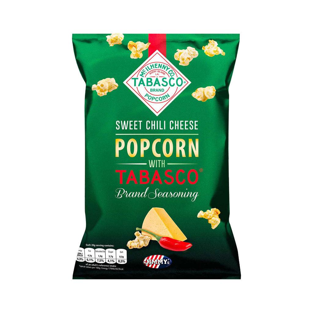 JIMMY'S Popcorn Tabasco Sweet Chili Cheese - Popcorn Gusto Tabasco Dolce Chili e Formaggio 90 gr - Snackation