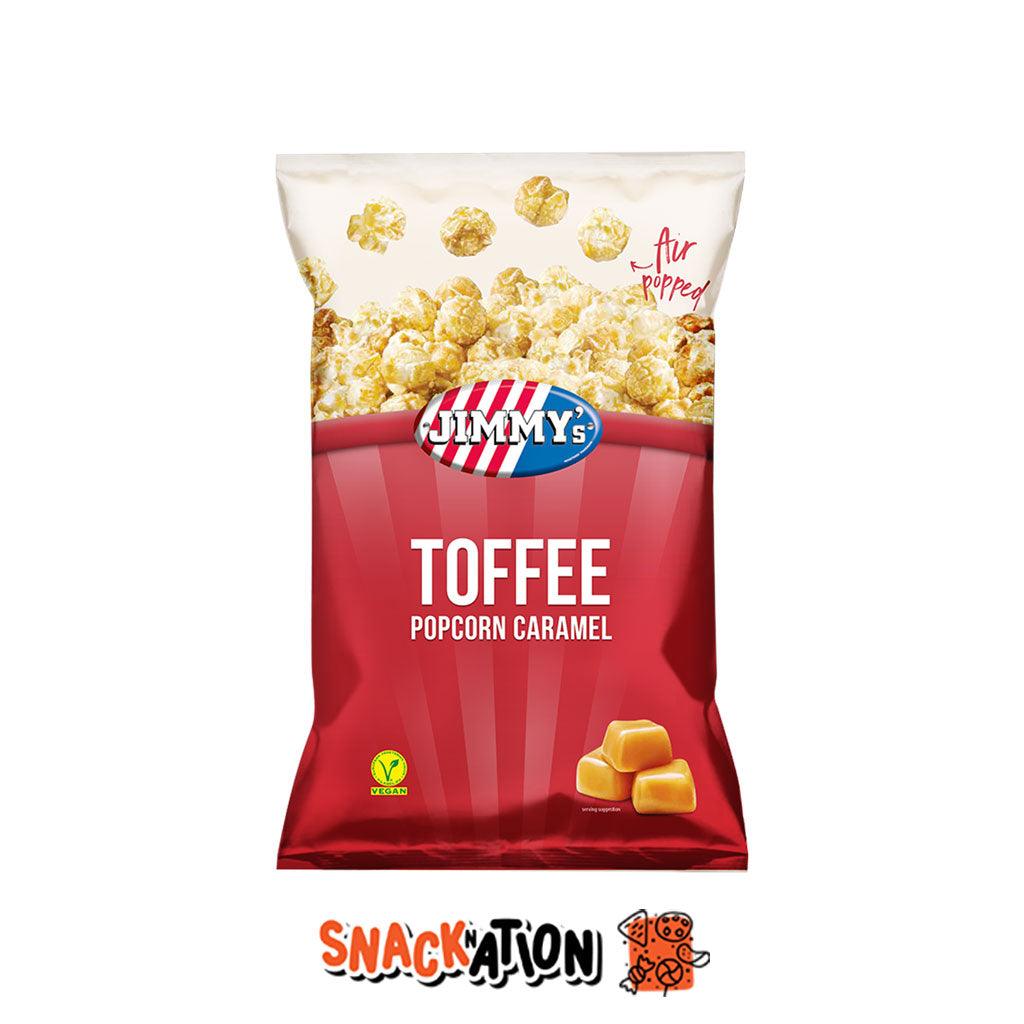 JIMMY'S Toffee Caramel Popcorn - Popcorn dolce ricoperto di caramello 170 gr - Snackation