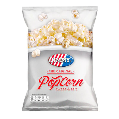 JIMMY'S Popcorn The original Sweet & Salt-Dove il dolce incontra il salato, nasce la magia del popcorn perfetto 100g