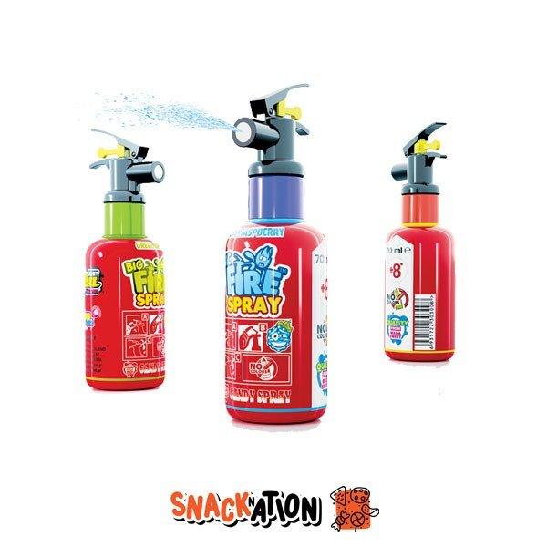 JOHNY BEE Big Fire Spray - Caramelle liquide spray vari gusti 70 ml - Snackation