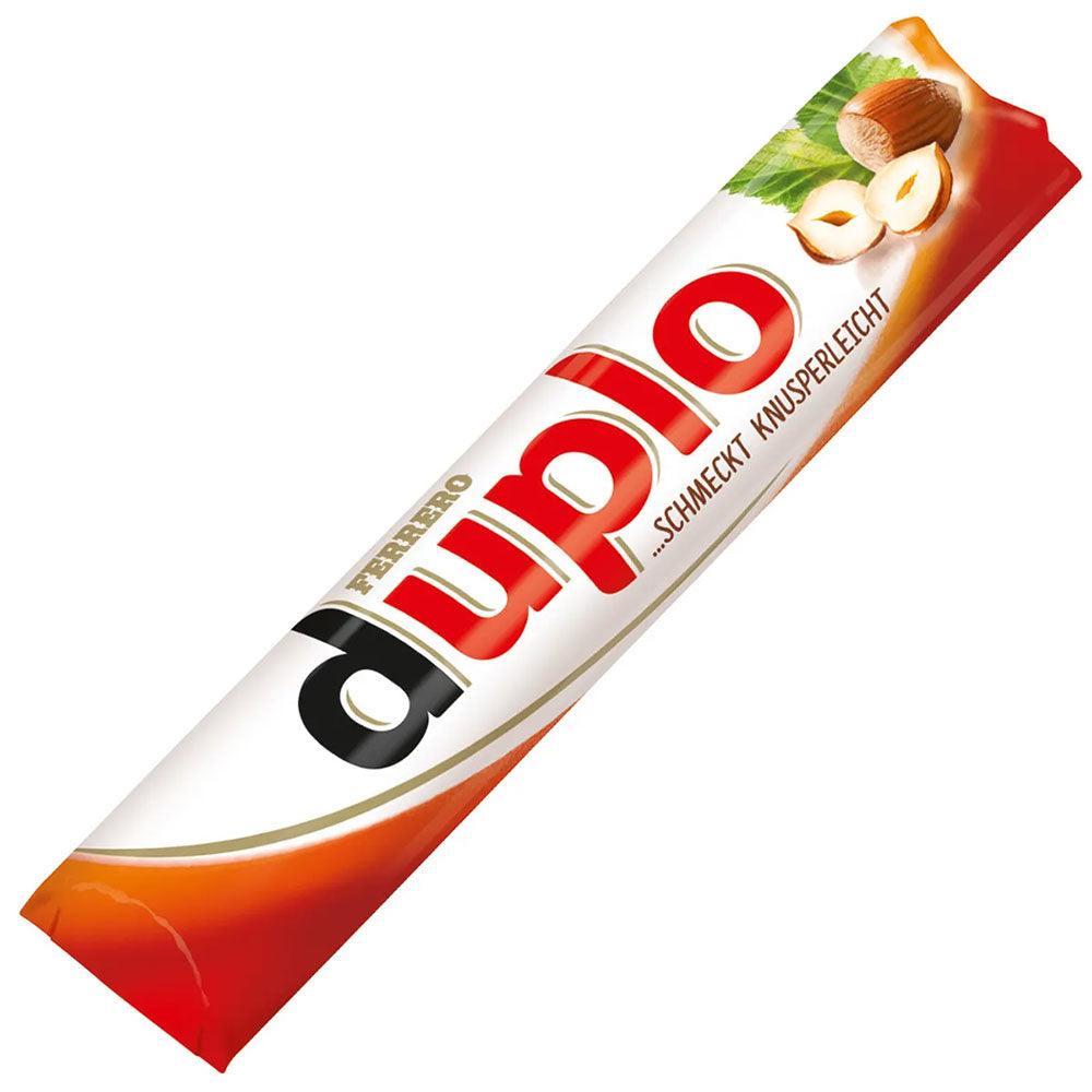 KINDER Duplo Hazelnut - Wafer di biscotto ricoperto di cioccolato al gusto nocciola 20 gr - Snackation