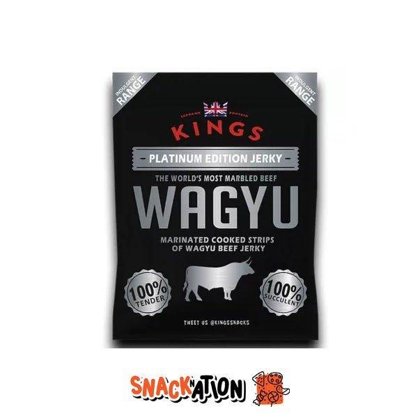 KINGS Wagyu Platinum Edition Jerky - carne di manzo Wagyu essiccata 25 gr - Snackation