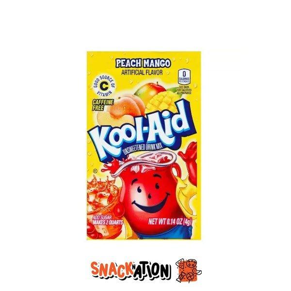 KOOL-AID Peach Mango - Bevanda in polvere gusto Pesca e Mango 3.68 gr - Snackation