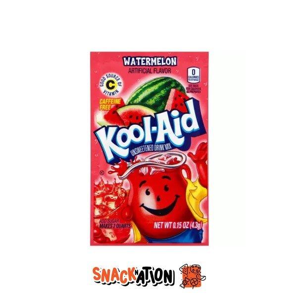 KOOL-AID Watermelon - Bevanda in polvere gusto anguria 3.68 gr - Snackation
