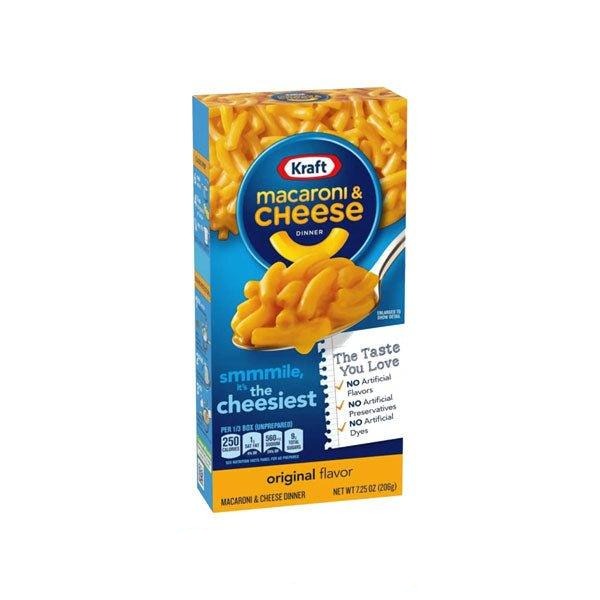 KRAFT MACARONI AND CHEESE - Preparato per fare i Mac n Cheese 206 gr - Snackation