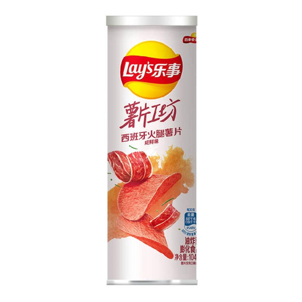 LAY'S Stax Ham Flavor Japan - Patatine gusto di prosciutto 104 gr - Snackation