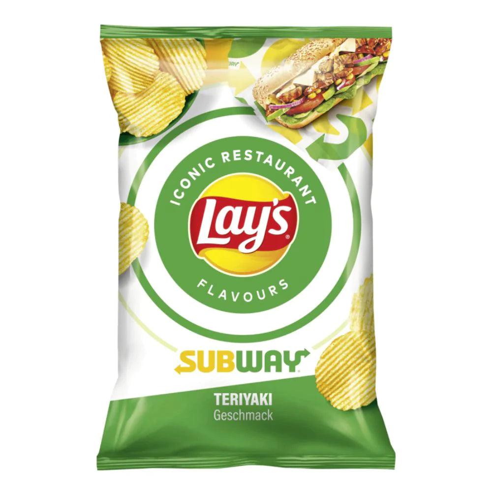 LAY'S Subway Teriyaki - Patatine gusto di panino al pollo e salsa Teriyaki 150 gr - Snackation